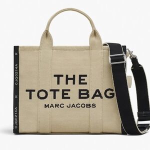 NWT Marc Jacobs The Tote Bag Warm Sand Jacquard Medium